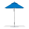 6.5 Foot Square Aluminum Market Umbrella with Marine Grade Fabric