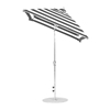 6.5 Ft Square Auto Tilt Crank Lift Fiberglass Market Umbrella
