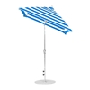 6.5 Ft Square Auto Tilt Crank Lift Fiberglass Market Umbrella