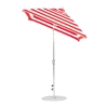 6.5 Ft Square Auto Tilt Crank Lift Fiberglass Market Umbrella