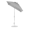 6.5 Ft Square Auto Tilt Crank Lift Fiberglass Market Umbrella
