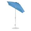 6.5 Ft Square Auto Tilt Crank Lift Fiberglass Market Umbrella