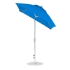 6.5 Ft Square Auto Tilt Crank Lift Fiberglass Market Umbrella