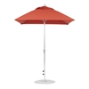 6.5 Ft Square Crank Lift Fiberglass Market Umbrella