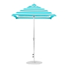 6.5 Ft Square Crank Lift Fiberglass Market Umbrella