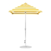 6.5 Ft Square Crank Lift Fiberglass Market Umbrella