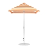 6.5 Ft Square Crank Lift Fiberglass Market Umbrella