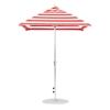 6.5 Ft Square Crank Lift Fiberglass Market Umbrella