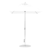 6.5 Ft Square Crank Lift Fiberglass Market Umbrella