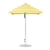 6.5 Foot Square Fiberglass Market Umbrella with Marine Grade Fabric