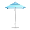 6.5 Foot Square Fiberglass Market Umbrella with Marine Grade Fabric