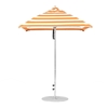 6.5 Foot Square Fiberglass Market Umbrella with Marine Grade Fabric