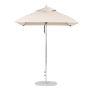 6.5 Foot Square Fiberglass Market Umbrella with Marine Grade Fabric