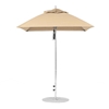 6.5 Foot Square Fiberglass Market Umbrella with Marine Grade Fabric