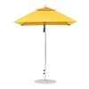 6.5 Foot Square Fiberglass Market Umbrella with Marine Grade Fabric