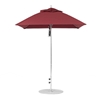 6.5 Foot Square Fiberglass Market Umbrella with Marine Grade Fabric