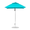 6.5 Foot Square Fiberglass Market Umbrella with Marine Grade Fabric