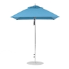 6.5 Foot Square Fiberglass Market Umbrella with Marine Grade Fabric