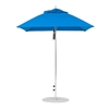 6.5 Foot Square Fiberglass Market Umbrella with Marine Grade Fabric