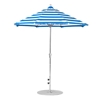 7.5 Foot Octagonal Crank Lift Fiberglass Market Umbrella
