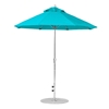 7.5 Foot Octagonal Crank Lift Fiberglass Market Umbrella