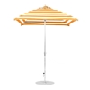 7 ½ ft. Square Fiberglass Market Umbrella with Crank Lift	