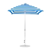 7 ½ ft. Square Fiberglass Market Umbrella with Crank Lift	