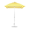 7 ½ ft. Square Fiberglass Market Umbrella with Crank Lift	