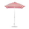 7 ½ ft. Square Fiberglass Market Umbrella with Crank Lift	