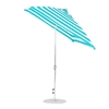 7 ½ ft. Square Fiberglass Market Umbrella with Auto Tilt Crank Lift