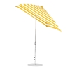 7 ½ ft. Square Fiberglass Market Umbrella with Auto Tilt Crank Lift