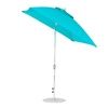 7 ½ ft. Square Fiberglass Market Umbrella with Auto Tilt Crank Lift