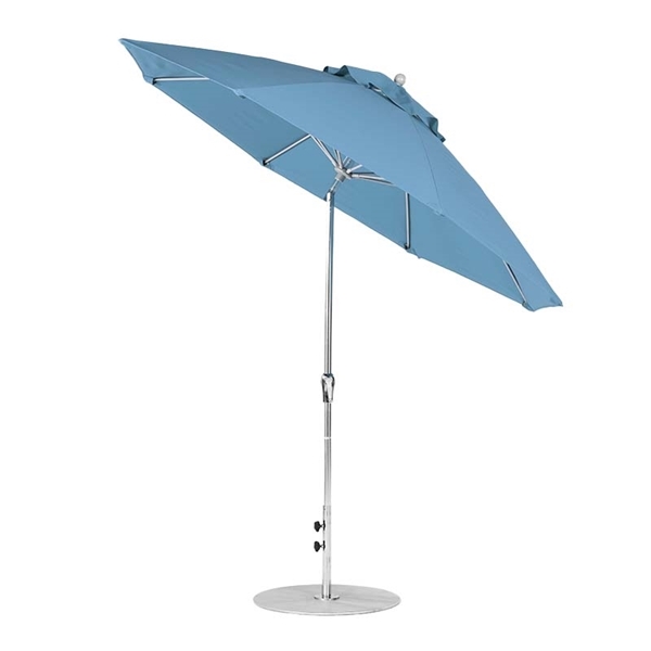 9 Foot Octagonal Fiberglass Auto Tilt Crank Lift Market Umbrella