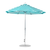 9 Foot Octagonal Fiberglass Crank Lift Market Umbrella