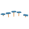 Dog Park Punched Steel Stepping Pads Pack Of 5