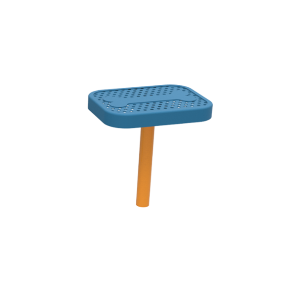 Dog Park Punched Steel Step-Up Pad