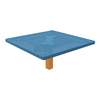 46" Square Punched Steel Dog Park Jump-Up Table