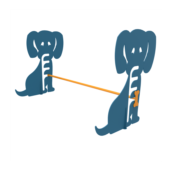 Dog Park Galvanized Steel Hurdle, Adjustable Height