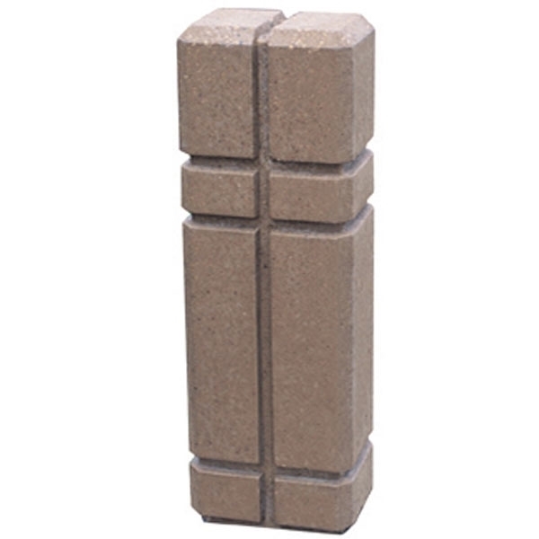 12" Rectangular Brooklyn Concrete Bollard