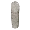12" Round Concrete Bollard With beveled Top, 315 lbs.