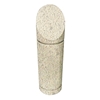 12" Round Concrete Bollard With beveled Top, 315 lbs.