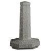 22" Octagonal Concrete Bollard, Portable, 315 Lbs.