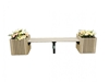 Bench With Planters Combo - Color