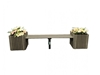 Bench With Planters Combo - Color