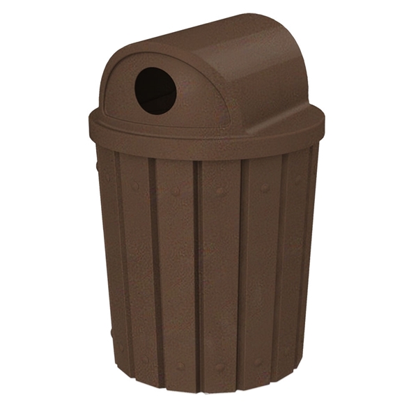 Signature 42 Gallon Receptacle with 2-Way Recycle Lid
