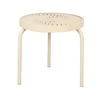 19" Round Aluminum Stackable Side Table