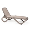 Omega Commercial Plastic Resin Sling Chaise Lounge	