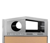 EarthCraft Dual Recycling And Trash Receptacle