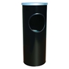 Quick Ship Ash And Trash Urn Receptacle Round, Portable