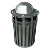 Decorative Trash Receptacle Round 36 Gallon